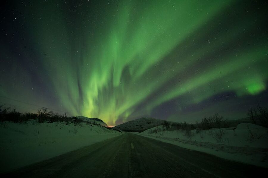 Abisko: Guided Aurora Chase with Hotel Transfers - At a glance