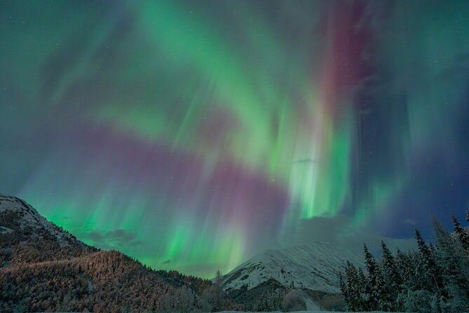 Anchorage Northern Lights Tour - Waiting in the heated winter shelter