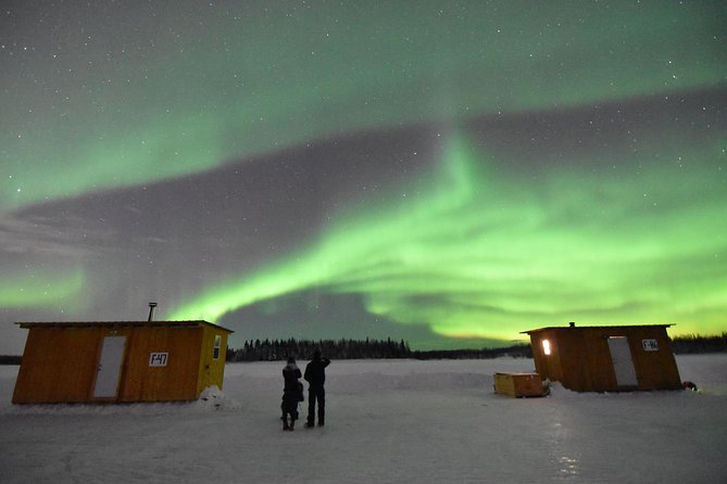 Aurora Borealis Viewing and Ice Fishing Adventure - Salmon, reindeer sausage, and hot cocoa