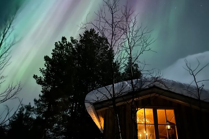 Aurora Hunting with Reindeer Caravan - Warmth, dinner, and stories by the fire