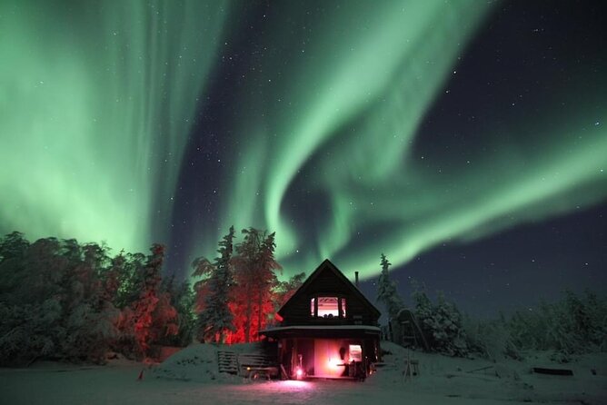 Aurora Viewing - Aurora Husky Lodge , Great view from top of the ridge - What makes this Fairbanks aurora tour different