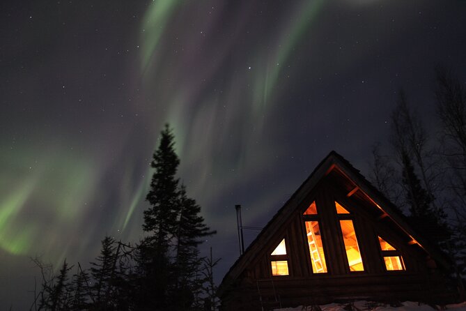 Aurora Viewing - Aurora Husky Lodge , Great view from top of the ridge - Arriving at Aurora Husky Lodge around 10:30 PM