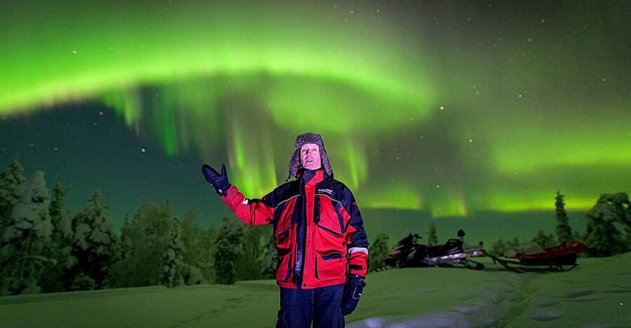 Auroras Northern Lights in Saariselka - Stories, local customs, and a little Lappish theater