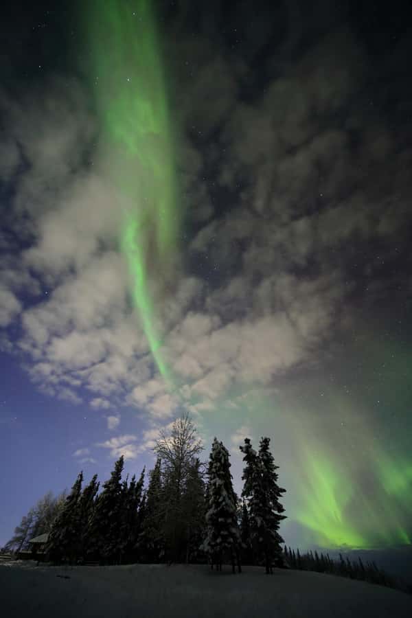 Fairbanks: Northern Lights Adventure with Photos & HOT PIZZA - Portraits, steel wool, and Chinese lanterns