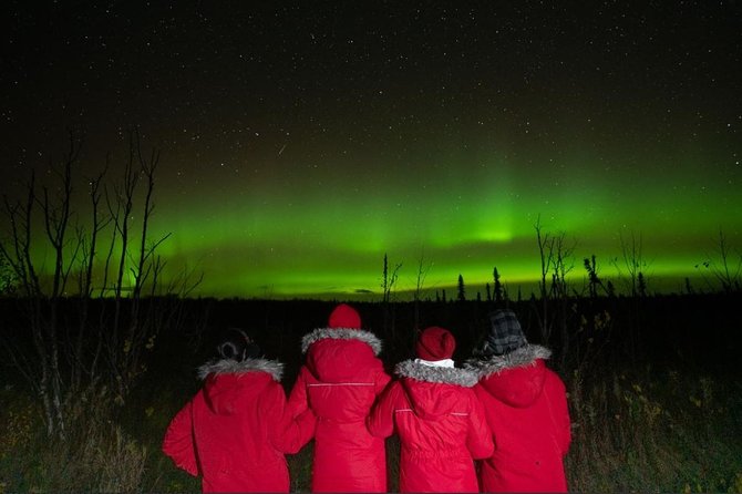 Fairbanks Northern Lights Tour - Leaving Fairbanks after dark