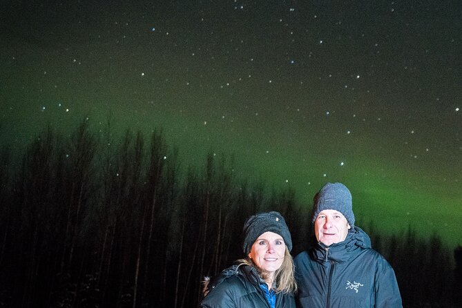 Fall Aurora Mushing Cart Ride Bucket List Adventure - Warming up inside the wood-fired Mongolian yurt
