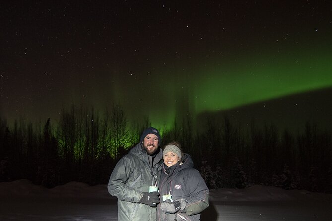 Fall Aurora Mushing Cart Ride Bucket List Adventure - Arriving at 8:00 pm on Gettinger Road