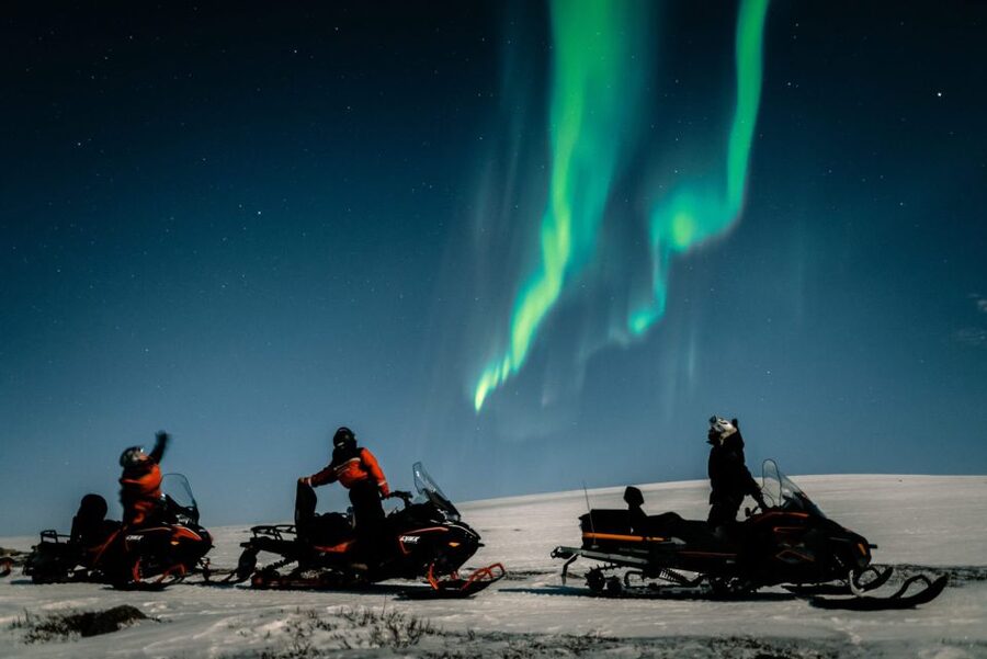 From Alta: Northern Lights Night Adventure By Snowmobile - Meeting at the Æventyr Adventure Store