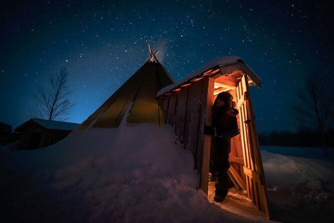 From Kakslauttanen:Northern Lights tour to Lake Inari, inc dinner - Booking, food, and weather details
