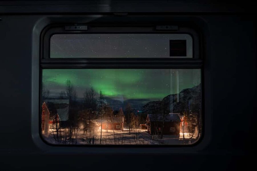 From Narvik: The Northern Lights Arctic Train Guided Tour - Leaving Narvik on the Ofoten Railway