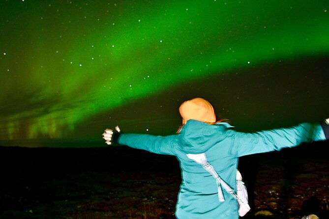 From Reykjavik 4x4 Minibus Northern Lights with Photo and Cocoa - Kleifarvatn Lake after dark