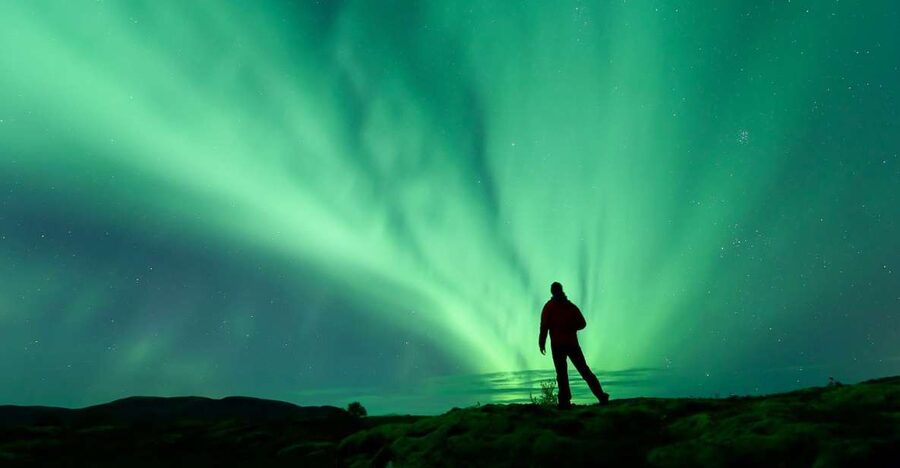 From Reykjavik: Northern Lights Tour - Leaving BSI Bus Terminal and heading into the dark