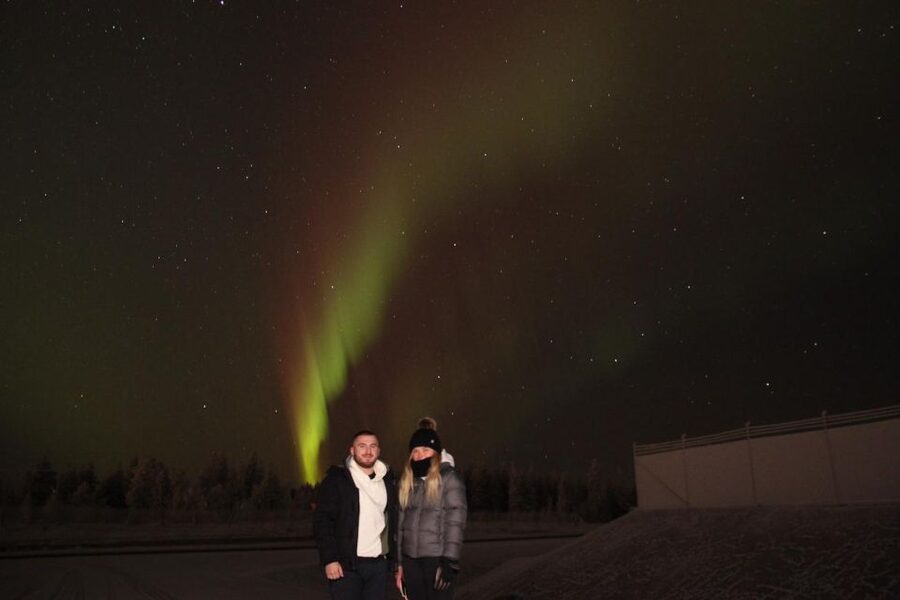 From Rovaniemi: Northern Lights Chase with BBQ and Photos - The Northern Lights are a chance, not a promise