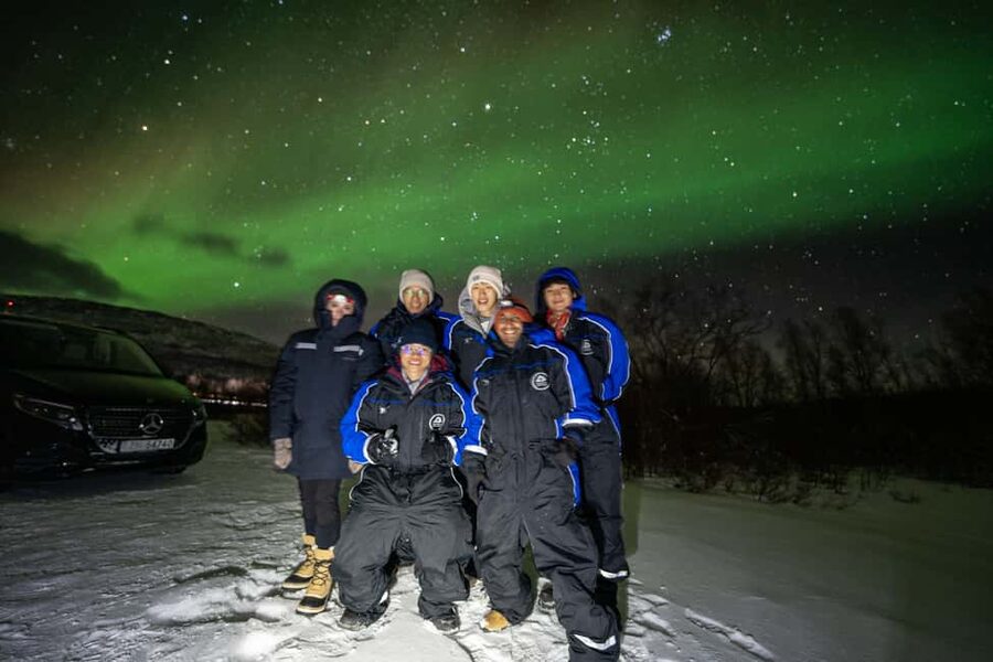 From Tromsø: Northern Lights Chase - The first hour: leaving Tromsø for clearer skies