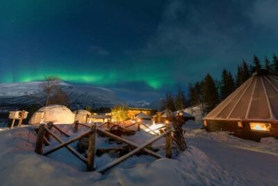 Northern Lights Visit at Camp Tamok