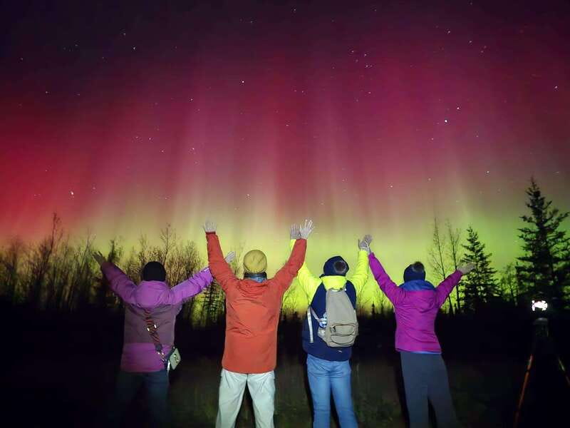 From Yellowknife: Aurora Borealis Tour with Cozy Cabin Base - Leaving Yellowknife for the 15-minute ride north