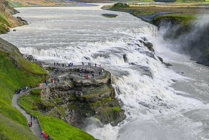 Golden Circle & Northern Lights Tour from Reykjavik - Gullfoss, the waterfall that earns its name