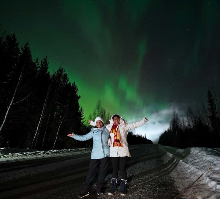 Guarantee Northern Lights Hunt by Minibus With Local Guide - Key points at a glance