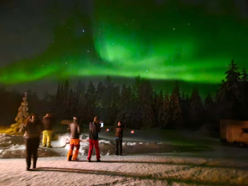 Kemi-Tornio: Starguaranteed Northern Lights Auroras - The first viewing station: one hour under the northern sky