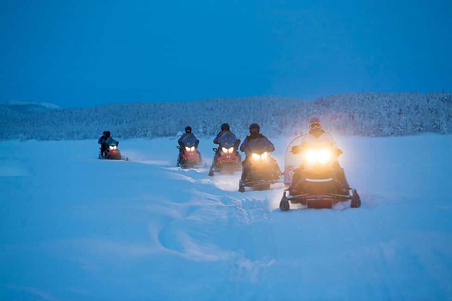 Kiruna: Northern Lights Snowmobile Tour with Transfer - Key points at a glance