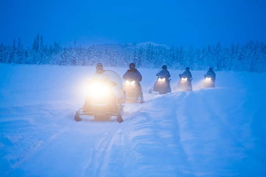 Kiruna: Northern Lights Snowmobile Tour with Transfer - Along the Torne River and into the forest