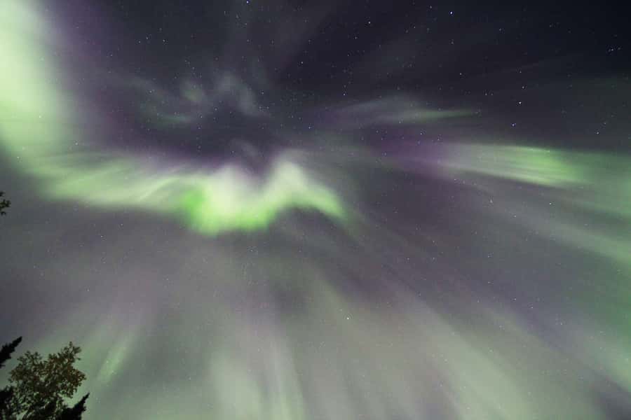 Late Night Yurt Dinner and Northern Lights - Waiting for the Northern Lights