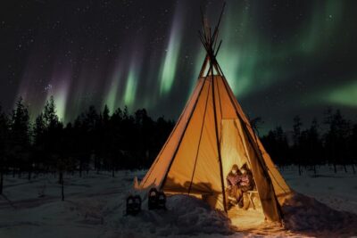Northern Lights Campfire