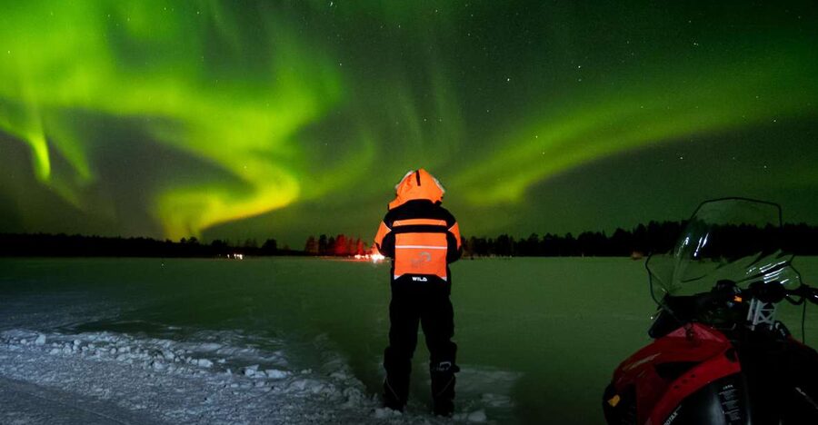 Levi: Northern Lights Snowmobile Tour with Snacks and Drinks - Meeting at Myllyjoentie 2 in Levi