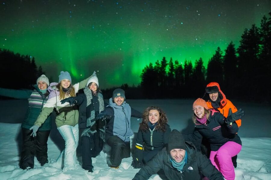 Levi: Northern Lights Tour with Guaranteed Sightings - The viewing stops: patience pays off