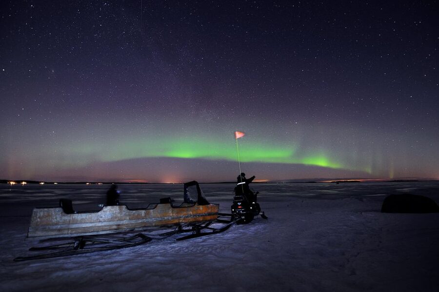 Luleå : Northern Lights Tour on a Snowmobile drawn Sled - Key points to know before booking