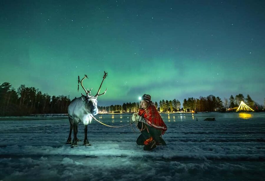 Luleå: Sami Culture, Reindeer, and Northern Lights Tour - Walking beside the Luleå River