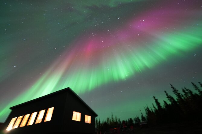 Mountaintop 360° Best Alaskan Cabin with Photography @Aurora Camp - The strongest feature: open sky in every direction