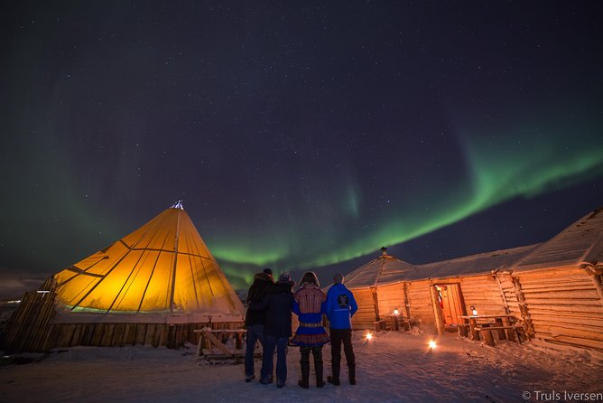 Night Reindeer Sledding with Camp Dinner and Chance of Northern Lights - The northern lights: a lucky extra, not the main plan
