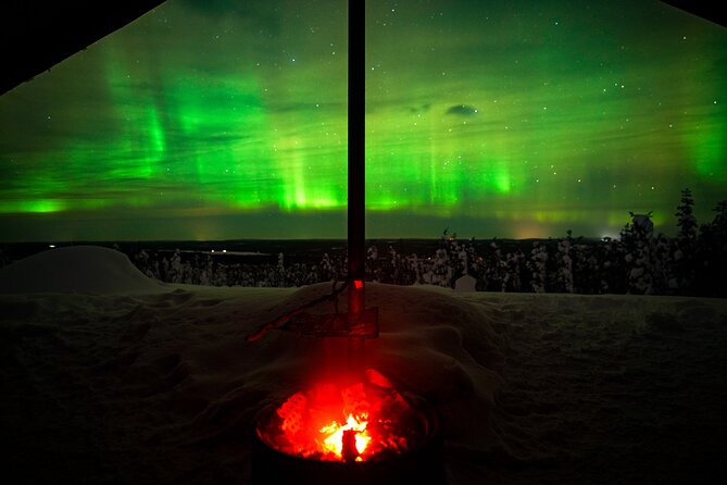 Night Snowshoeing Adventure under the Northern Lights - Setting out from Rovaniemi after dark