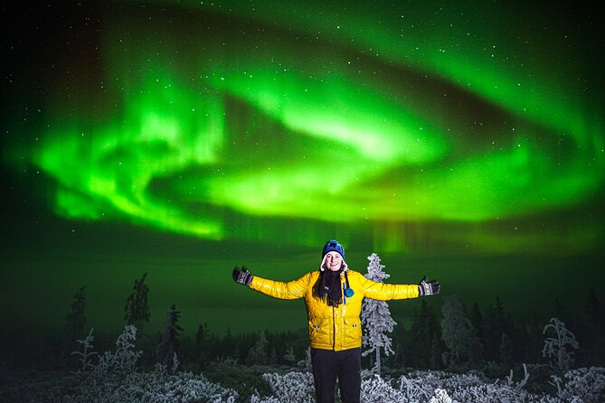 Night Snowshoeing Adventure under the Northern Lights - Snowshoeing after sunset