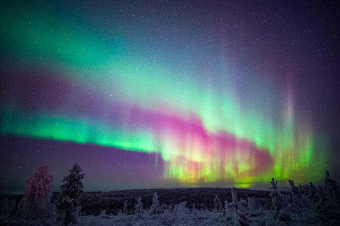 Night Snowshoeing Adventure under the Northern Lights - Searching for the Northern Lights