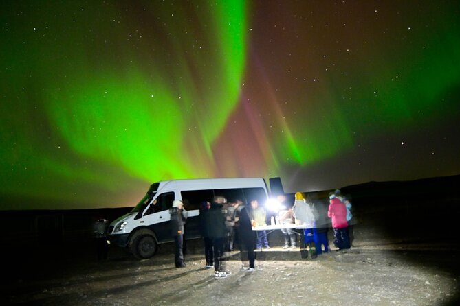 Northern Lights 4x4 Tour with Pastries and Cocoa from Reykjavik - Leaving Reykjavik in search of darker skies