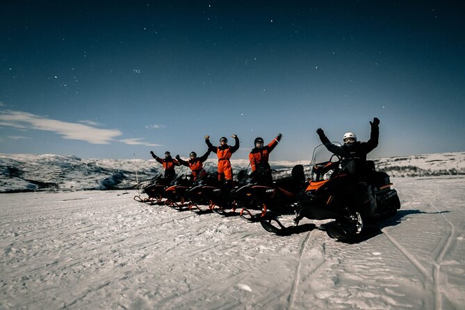 Northern Lights Adventure By Snowmobile - Sharing a snowmobile and learning the controls