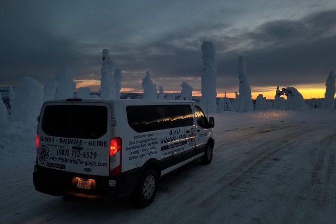 Northern Lights & Arctic Circle Tour - The Dalton Highway sign marks the shift into remote Alaska