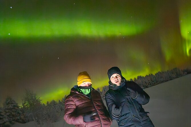 Northern Lights Auroras from Kemi-Tornio with Pickup - Why the location can change during the evening