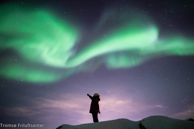 Northern Lights Chase with Authentic North Norwegian Charm - Waiting under the aurora with warm drinks