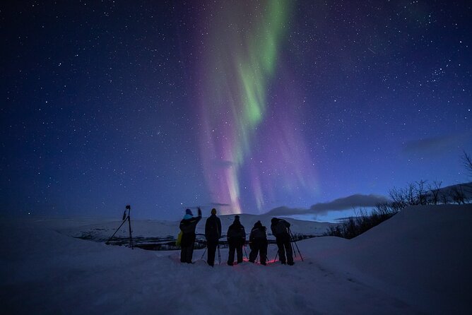 Northern Lights Expedition Tromsø - 6 people - Arctic Photo Guide - Soup, hot drinks, and human warmth