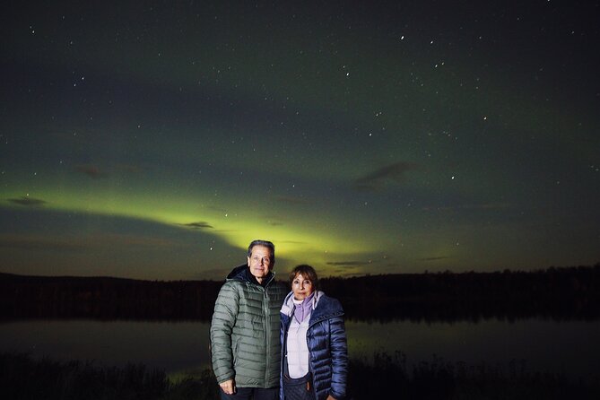 Northern lights hunting photo tour with bbq; small groups - The second location can save the night