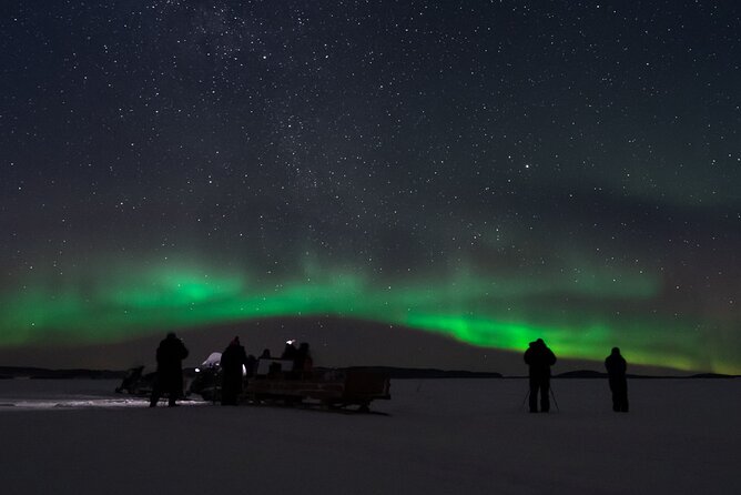 Northern lights tour to Lake Inari from Ivalo, Reindeers & Dinner - Leaving Ivalo for the darker Arctic