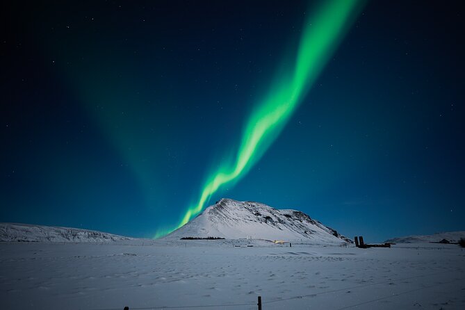 Northern Lights Tour with Photos, Snacks, Warm Snowsuits, Chairs - Hot chocolate, Icelandic snacks, and a small table