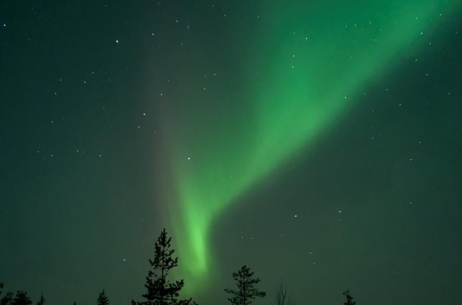 Northern Lights Walk to Old Kemi with BBQ and Arctic Views - Warming up beside the shelter fire
