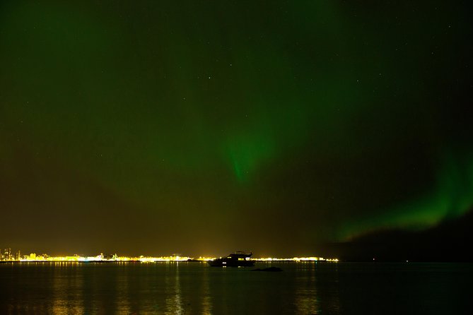 Northern Lights Yacht Cruise - Waiting for the Aurora Borealis over Faxaflói Bay