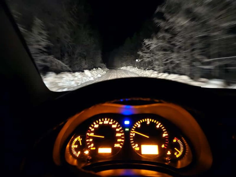 Oulu: Starguaranteed Northern Lights Mobile Chase - The first Oulu photo stop