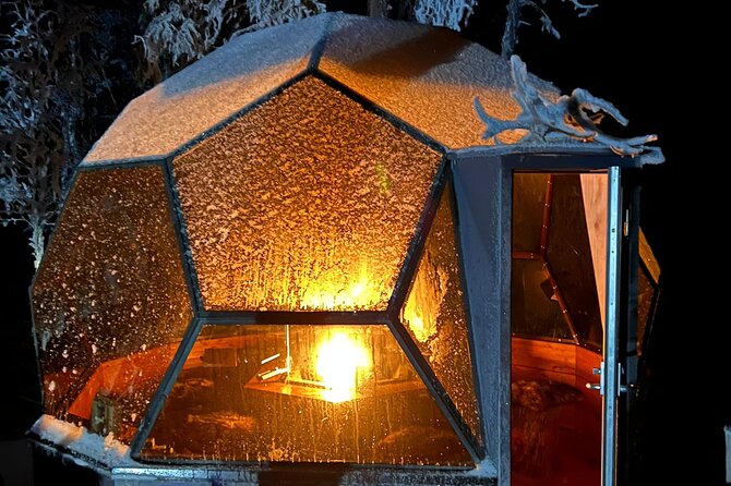 PRIVATE Glass Igloo Dinner Under Northern Lights - A private evening beyond central Rovaniemi