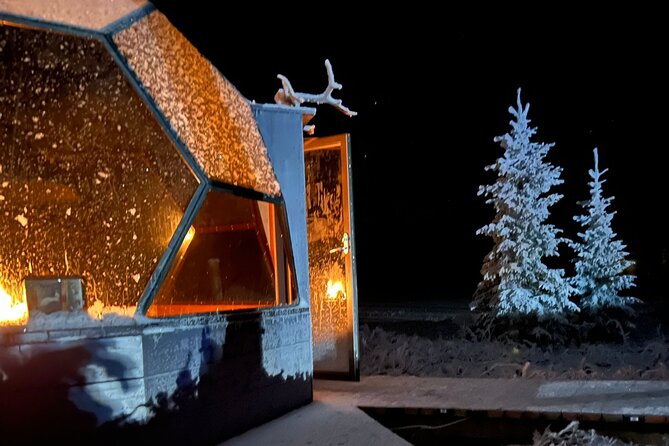 PRIVATE Glass Igloo Dinner Under Northern Lights - The 30-minute transfer from Rovaniemi